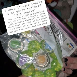 3 Chilled Teethers nwt/nwot Lamaze&Textured.